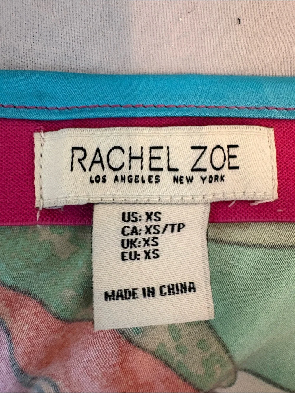 Rachel Zoe XS Floral Halter Top & Midi Skirt Matching Set Tropical